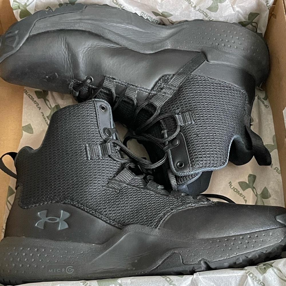 Under Armour Black Tactical Boots View 2
